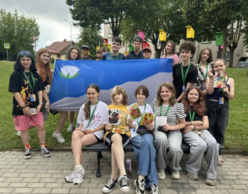 Юні донеччани під час літньої подорожі до Латвії