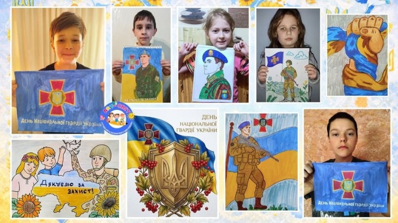 Роботи учасників обласного артчеленджу «Щит держави»