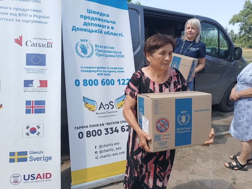 Благодійна організація благодійний фонд «ЯНГОЛИ СПАСІННЯ» забезпечують населення, яке постраждало внаслідок військових дій продуктовими наборами