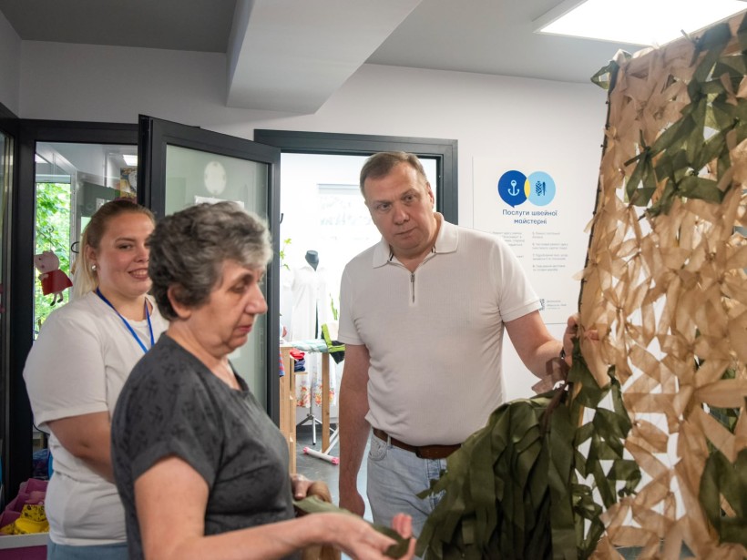 ⁠Заступник голови Донецької ОДА Олександр Шевченко у центрі «ЯМаріяуполь»