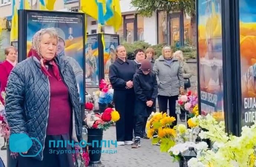 Переселенці з Донеччини беруть участь у панахиді