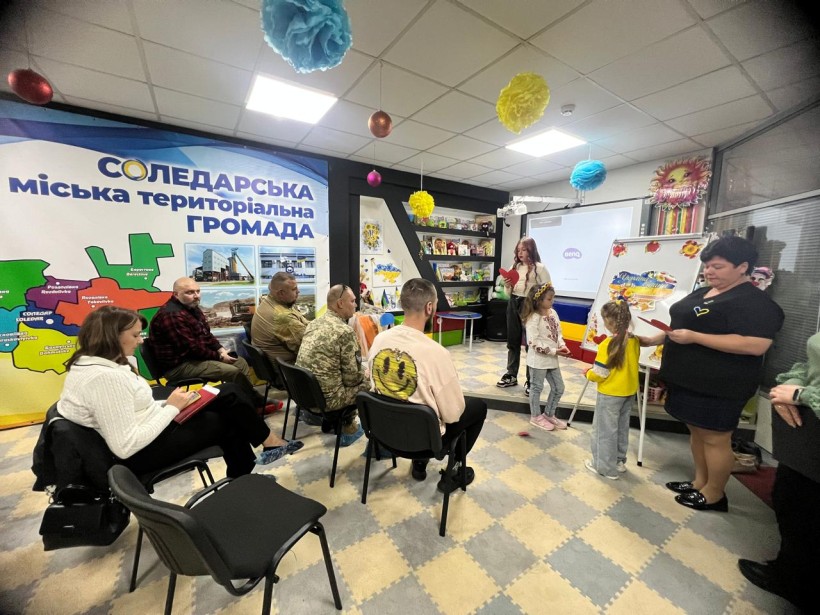 Зустріч з захисниками представників Соледарської громади