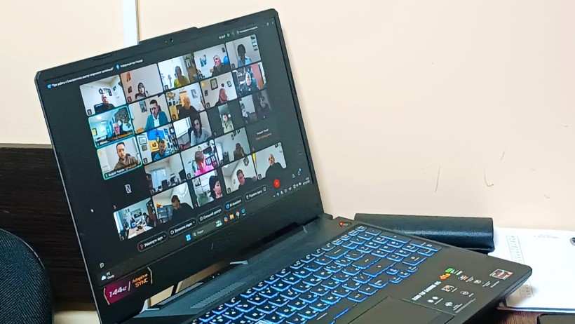 Учасники наради, які долучились онлайн