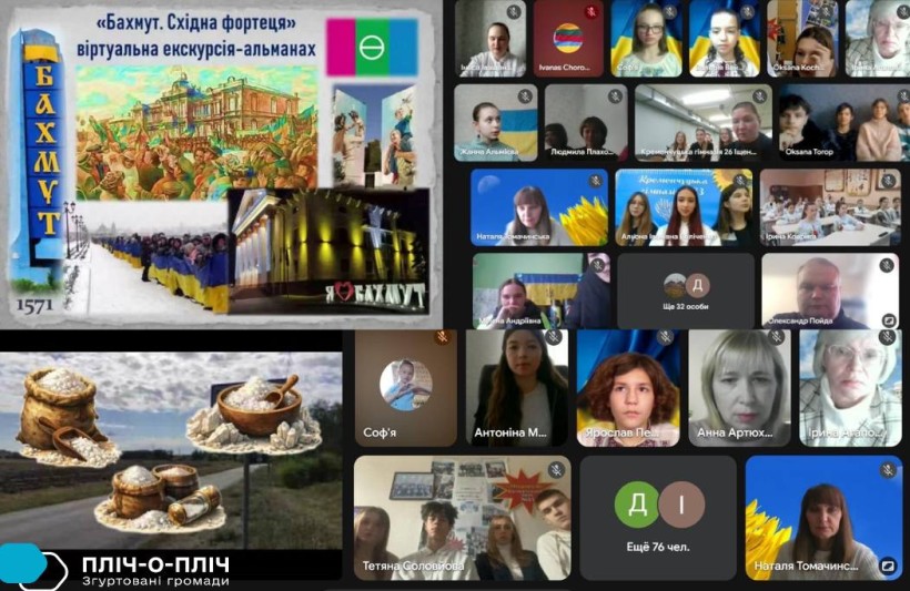 Колаж з фото онлайнової зустрічі