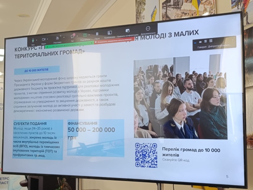 Презентація конкурсів грантів з иалих територіальних громад
