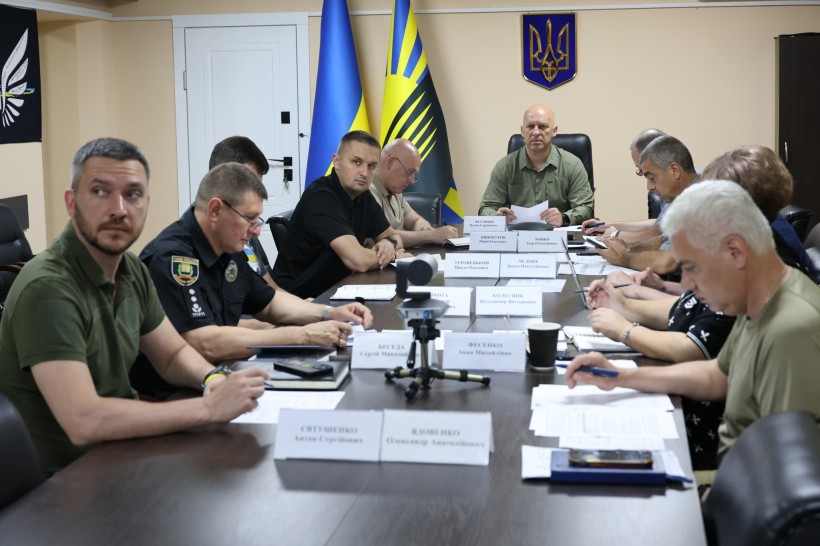 Засідання Ради оборони Донеччини.