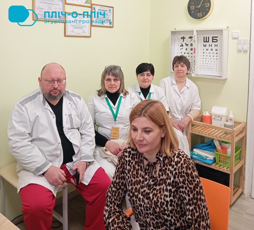 Представники Торецького Центру первинної медико-санітарної допомоги проводять тренінг