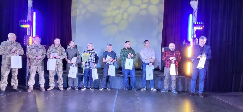 Відзначення добровольців Волноваського району в Дніпрі