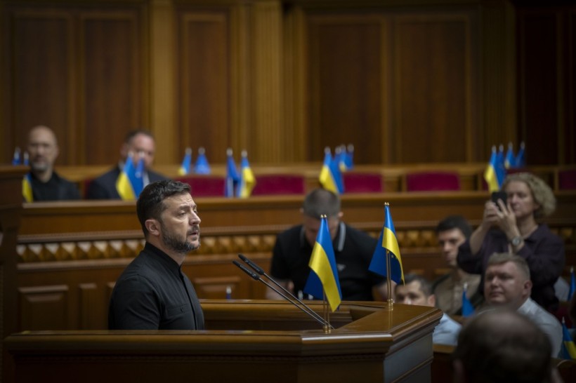 Володимир Зеленський виступає у Верховній Раді та презентує новий склад Уряду.