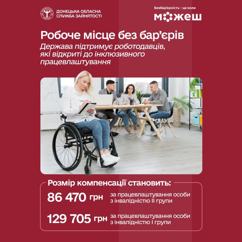 Робоче місце без бар’єрів