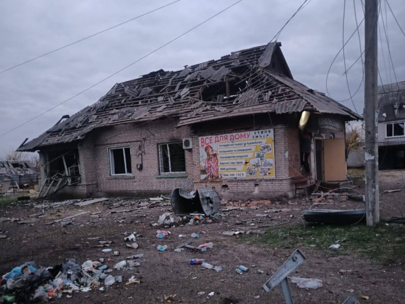 Будинок, зруйнований окупантами