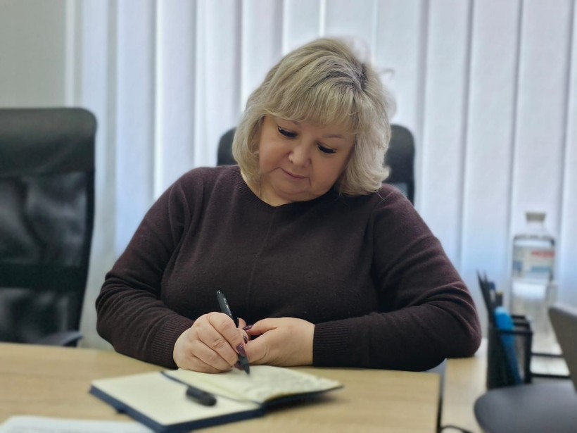 ⁠Директор департаменту соціального захисту населення облдержадміністрації Олена Токарева