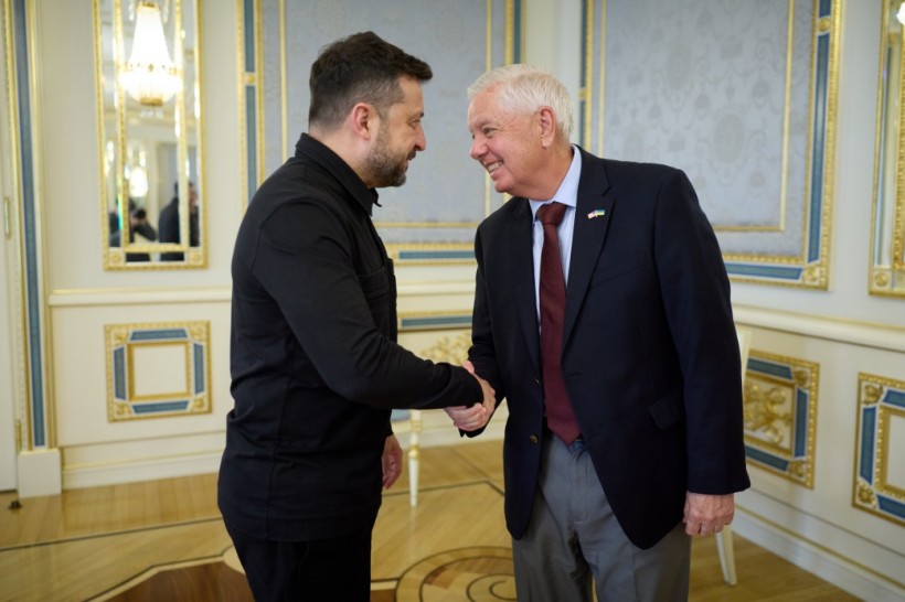 У Києві Президент України Володимир Зеленський провів зустріч із сенатором Сполучених Штатів Америки Ліндсі Гремом
