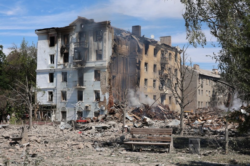 Багатоповерхівка у Краматорську, зруйнована ворожим обстрілом