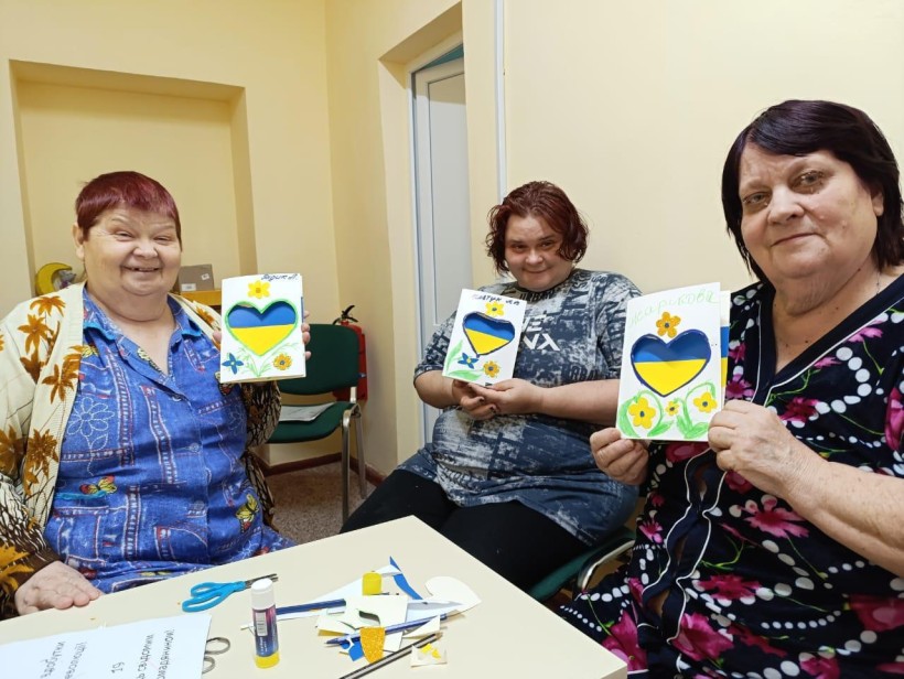 творчі роботи мешканців Бахмутського психоневрологічного інтернату