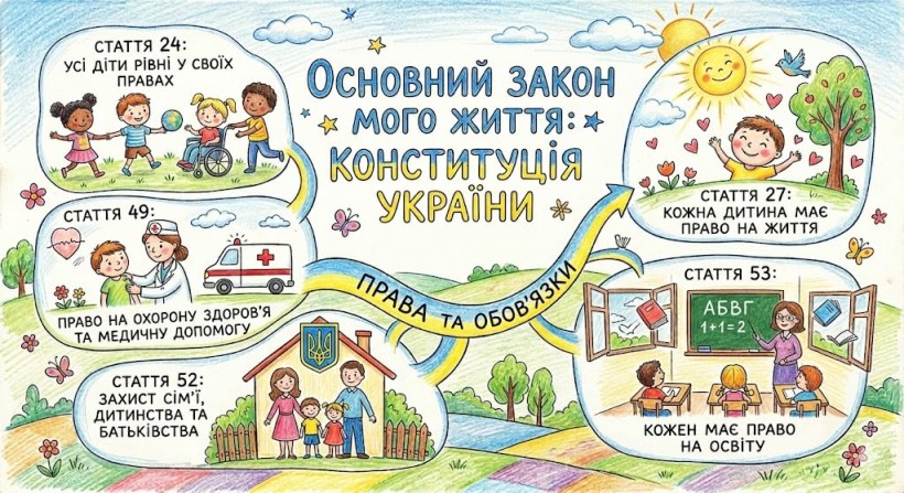 Робота учасника обласної акції «Основний закон мого життя»