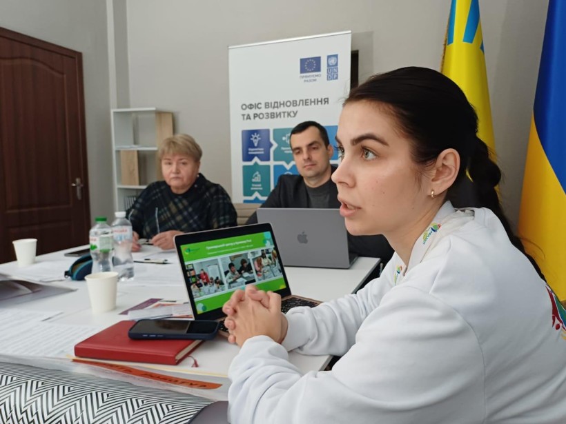 Виступ координаторки ГО «Аваліст»