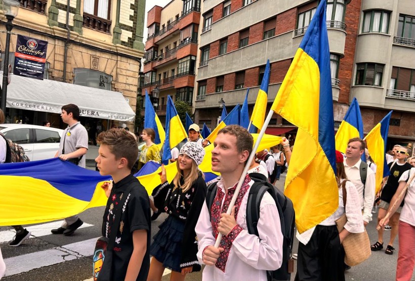 вихованці долучилися до ходи українців на підтримку України