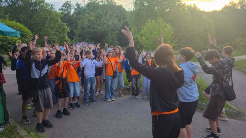 Учасники «Карпатської зміни» з Донеччини взяли участь у тематичному квесті, присвяченому 35-річчю Незалежності України.