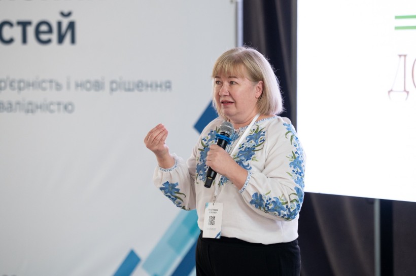 Вітальна промова представниці ГО "Твори Добропілля"