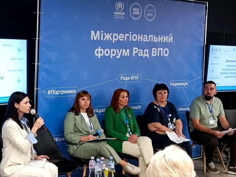 Учасники дискусійної панелі обговорюють питання впливу Рад ВПО на рішення влади