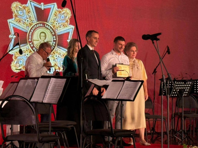 Євгеній Яцура з Орденом Святого Пантелеймона.