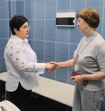 Наталя Адамова зустрілася з краматорською підприємицею Ольгою Оліфіренк