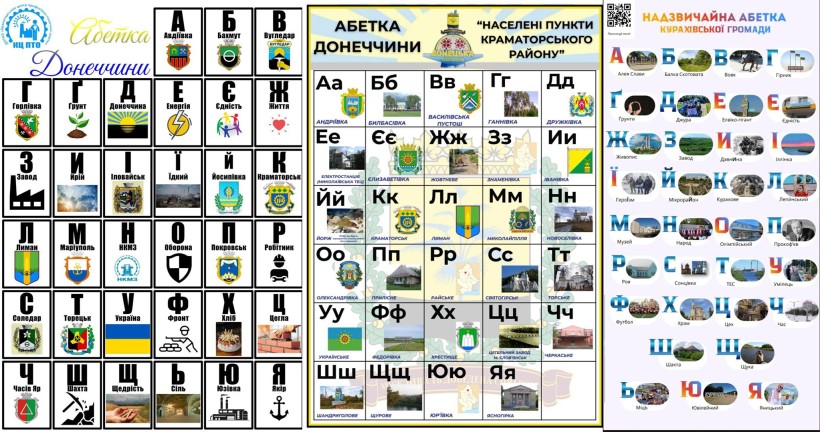 Абетка Донеччини та Краматорського району