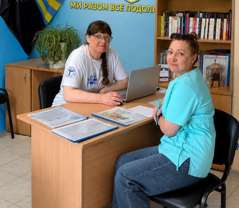 Фахівці служби зайнятості Донеччини працюють у хабах з ВПО