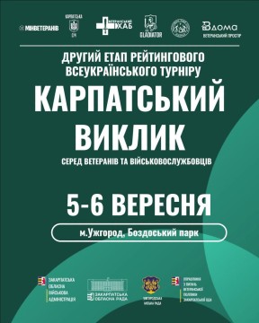Афіша спортивних змагань "Карпатський виклик"