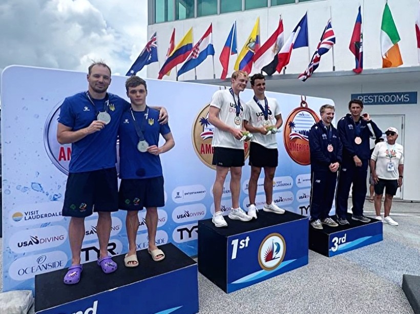 Спортсмен з Маріуполя Станіслав Оліферчик здобув срібну медаль на Кубку США зі стрибків у воду