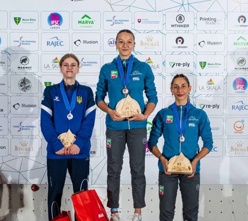 Українські скелелазки з нагородами