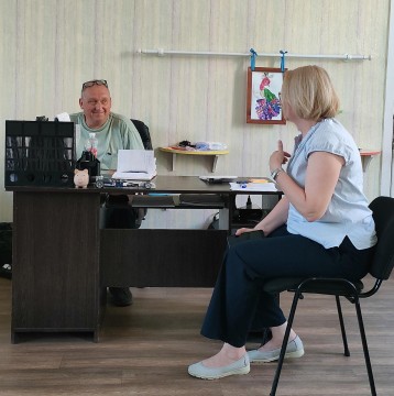 Колектив Комунального підприємства «Лиманський «Зеленбуд» на новому місці разом зі Світланою Бондарєвою