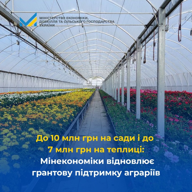 Теплиця з квітами