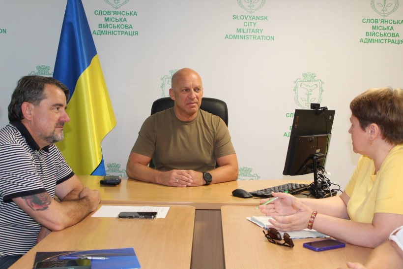 Вадим Філашкін зустрічається з Вадимом Ляхом та керівництвом Слов'янської громади