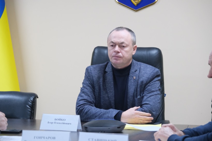 Заступник голови Донеччини Ігор Бойко на нараді