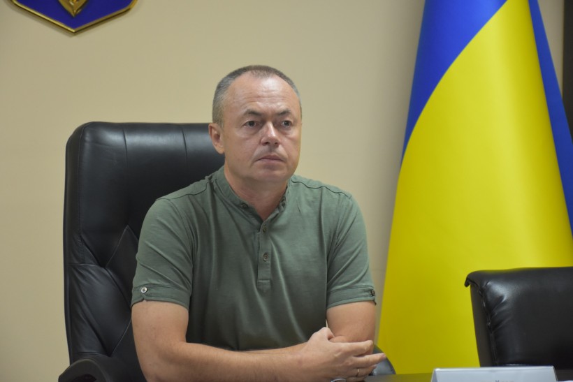 Ігор Бойко, заступник голови Донеччини на нараді с питань евакуації.