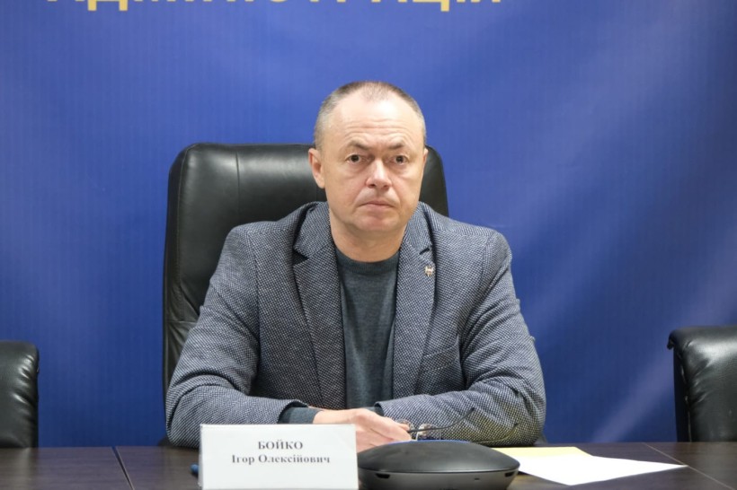 Заступник голови Донеччини Ігор Бойко на нараді по визначенню критично важливими підприємства.