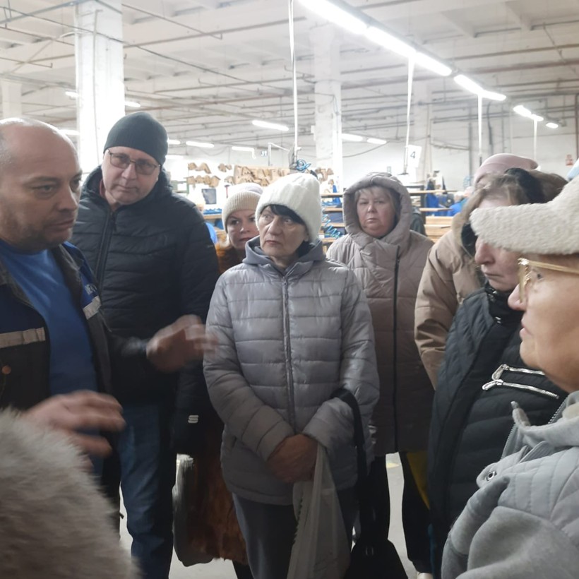 Візит ВПО разом з фахівцями Служби зайнятості на фабріку "Ламелла"