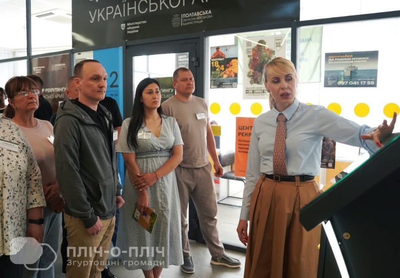 Представників громад знайомлять з можливостями ветеранського простору в Полтаві