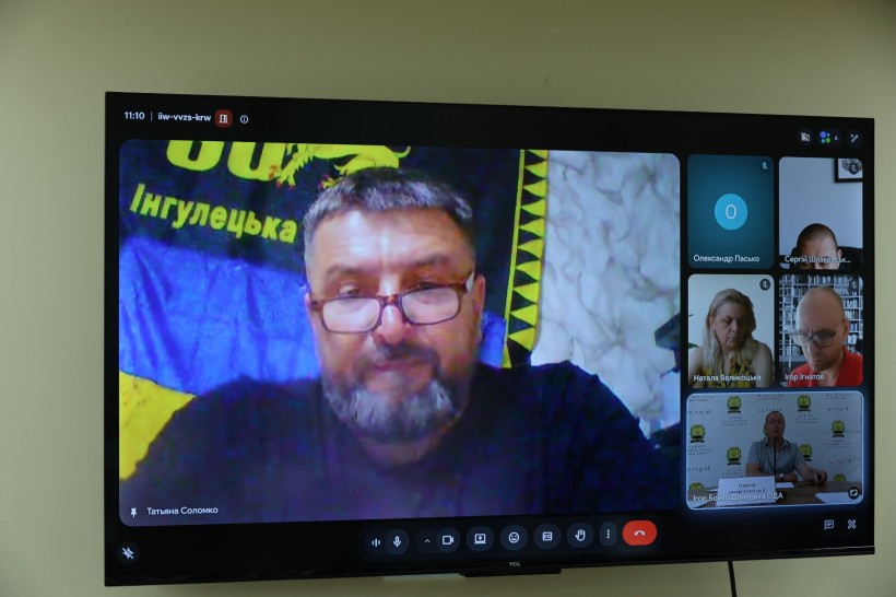 Начальник Черкаської селищної військової адміністрації Олексій Кривоконь.