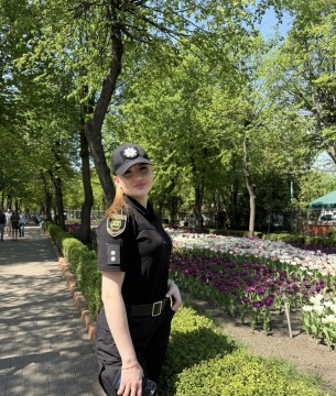Учасниця обласного конкурсу «Молода людина року – 2025» у номінації «Захисник правопорядку» Катерина ВОРОБЙОВА