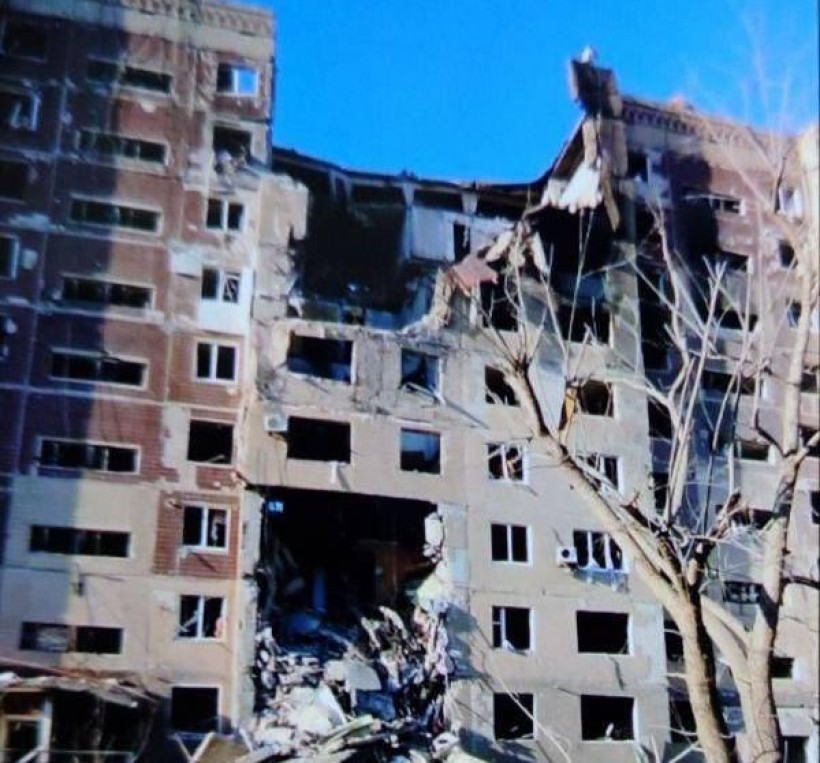 Зруйновані багатоповерхові будинки