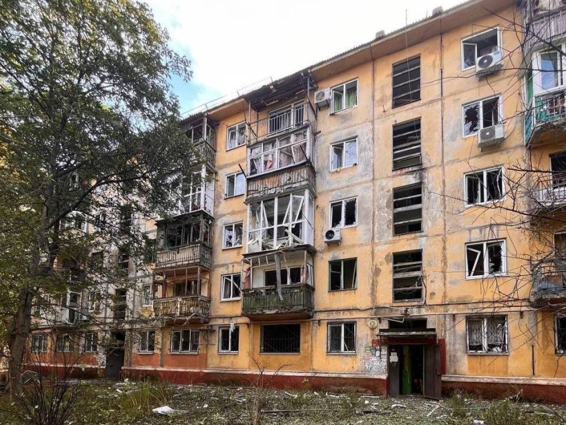 Зруйновані квартири будинку у Краматорську