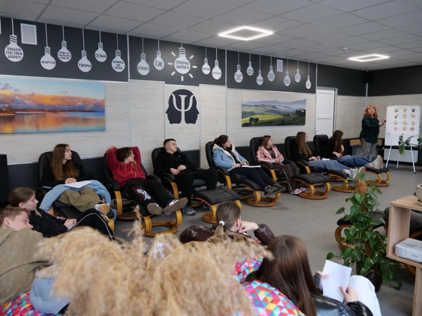 Молодь під час вишкілу