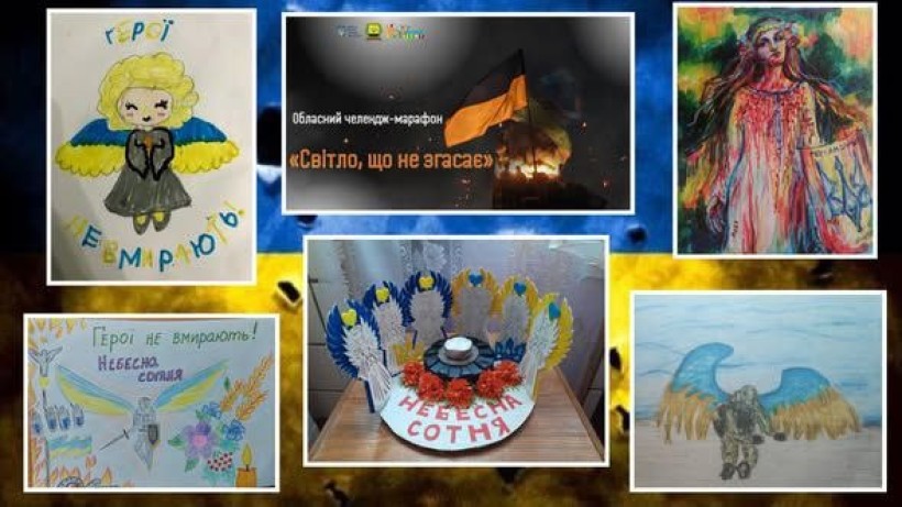 Роботи вихованців Донецького палацу дитячої та юнацької творчості  - учасників обласного челендж-марафону «Світло, що не згасає»