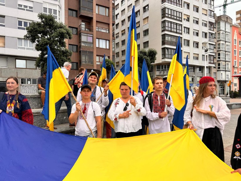 вихованці долучилися до ходи українців на підтримку України