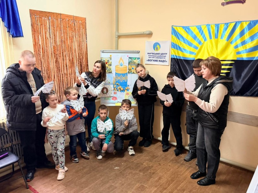 Урок мужності для дітей – переселенців, які мешкають у Львові, з нагоди Міжнародного дня пам’яті про Чорнобильську катастрофу