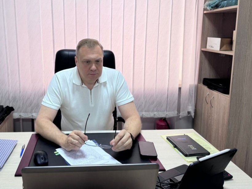 Заступник голови Донецької облдержадміністрації Олександр Шевченко під час наради