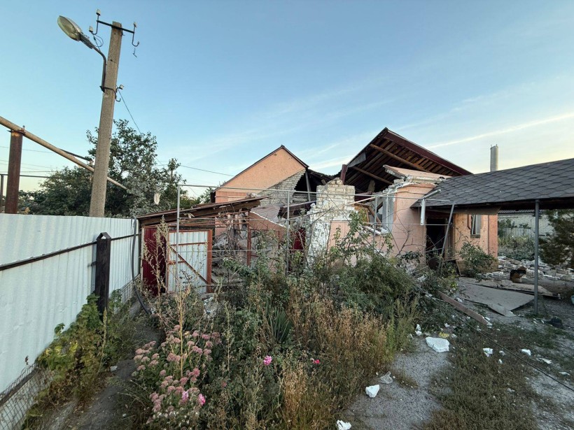 Будинок в приватному секторі, який знищили окупанти